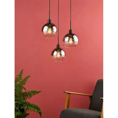 Dar Lycia 3 Light Cluster Pendant - Modern Ceiling Light Dar Lycia 3 Light Cluster Pendant - Modern Ceiling Light