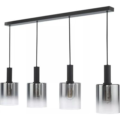 Dar Lighting Savannah 4 Light Smoked Glass Bar Ceiling Pendant - Ceiling Pendant Light Dar Lighting Savannah 4 Light Smoked Glass Bar Ceiling Pendant - Ceiling Pendant Light