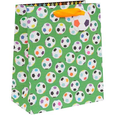 Glick Large Football Gift Bag - Sporty & Recyclable Glick Large Football Gift Bag - Sporty & Recyclable