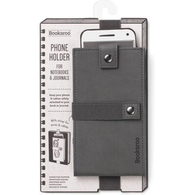 Bookaroo Charcoal Phone Case - Practical, Stylish for Work & School Bookaroo Charcoal Phone Case - Practical, Stylish for Work & School