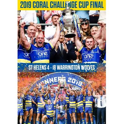 Coral Challenge Cup 2019 - St Helens mot Warrington Wolves DVD - Region 2 Coral Challenge Cup 2019 - St Helens mot Warrington Wolves DVD - Region 2