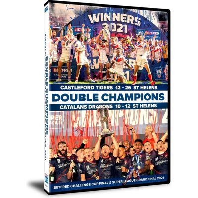 St Helens RLFC Dubbla Mästare DVD - Challenge Cup & Super League 2021 St Helens RLFC Dubbla Mästare DVD - Challenge Cup & Super League 2021