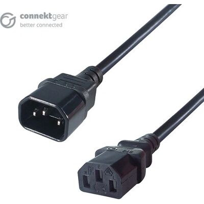 Connekt Gear 2m Power Cable C14 C13 - Power Cable Connekt Gear 2m Power Cable C14 C13 - Power Cable