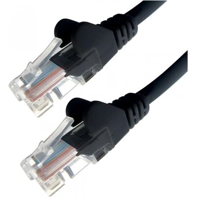 Connektgear 20m Cat5e U/UTP Network Cable - Black Connektgear 20m Cat5e U/UTP Network Cable - Black
