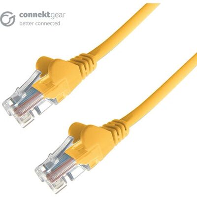 Câble Réseau Connektgear 5m Jaune Cat6 UTP - Publicité Câble Réseau Connektgear 5m Jaune Cat6 UTP - Publicité