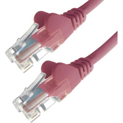 Connektgear 31-0050PN Câble réseau - Rose - 5m - Cat6 U/UTP - Publicité Connektgear 31-0050PN Câble réseau - Rose - 5m - Cat6 U/UTP - Publicité