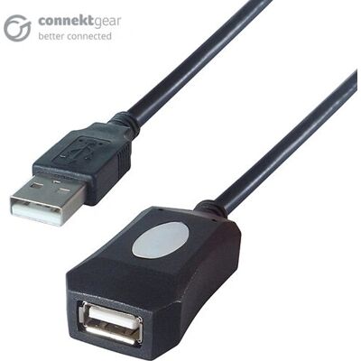 connektgear 26-2930 Câble USB - USB 2.0 A à A - 10m - Noir - Publicité connektgear 26-2930 Câble USB - USB 2.0 A à A - 10m - Noir - Publicité