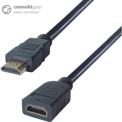 Connektgear 26-70304K/MF 3M HDMI 4K UHD Extension Cable - HDMI Cable Connektgear 26-70304K/MF 3M HDMI 4K UHD Extension Cable - HDMI Cable