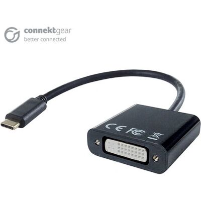 Connektgear Model 26-0401 Video Cable Adapter - Black Connektgear Model 26-0401 Video Cable Adapter - Black
