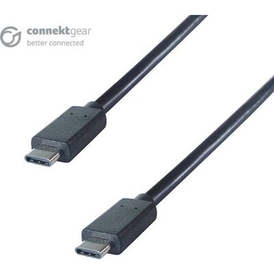 Connektgear USB C 1m SuperSpeed 10Gbps - Câble USB - Publicité Connektgear USB C 1m SuperSpeed 10Gbps - Câble USB - Publicité