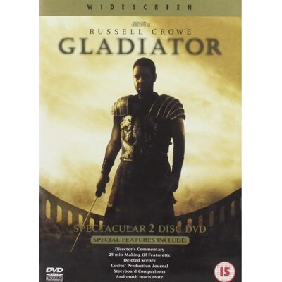 DVD Gladiateur de Russell Crowe - Zone 2 - Publicité DVD Gladiateur de Russell Crowe - Zone 2 - Publicité