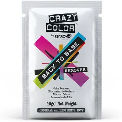 Crazy Color Back to Base Hair Colour Remover - 45g Crazy Color Back to Base Hair Colour Remover - 45g