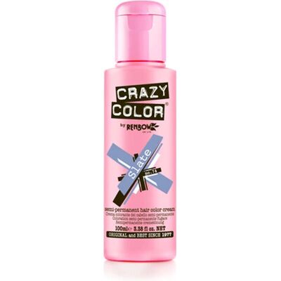 Coloration capillaire bleue Crazy Color - Couleur semi-permanente - Publicité Coloration capillaire bleue Crazy Color - Couleur semi-permanente - Publicité
