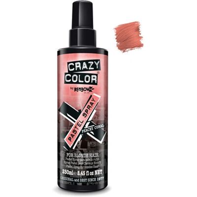 Crazy Color Spray Pastel Coral - Spray pour cheveux Crazy Color Spray Pastel Coral - Spray pour cheveux