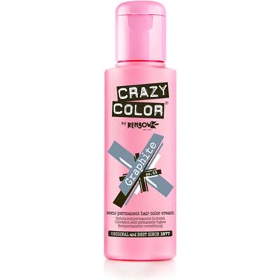Tinta de Cabelo Crazy Color Graphite - Semi-permanente 41 Tons Tinta de Cabelo Crazy Color Graphite - Semi-permanente 41 Tons