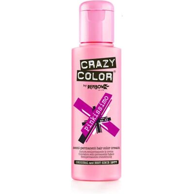 Crazy Color Rosa Pinkissimo - Colore capelli semi-permanente - 2 Bottiglie Crazy Color Rosa Pinkissimo - Colore capelli semi-permanente - 2 Bottiglie