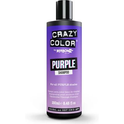 Crazy Color Purple Shampoo - Protects Violet Hair - 250ml Crazy Color Purple Shampoo - Protects Violet Hair - 250ml