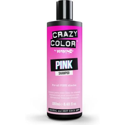 Shampoing CRAZY COLOR Protection Rose - Non professionnel - Publicité Shampoing CRAZY COLOR Protection Rose - Non professionnel - Publicité