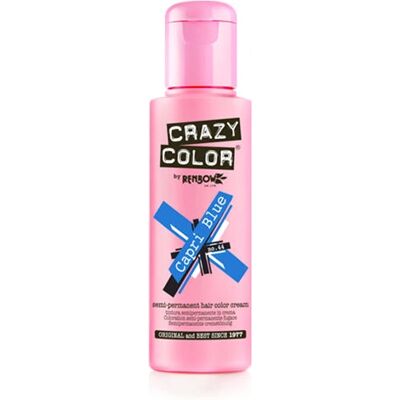 Crazy Color Capri Blue Coloration Capillaire - Semi-permanente, 41 Teintes - Publicité Crazy Color Capri Blue Coloration Capillaire - Semi-permanente, 41 Teintes - Publicité