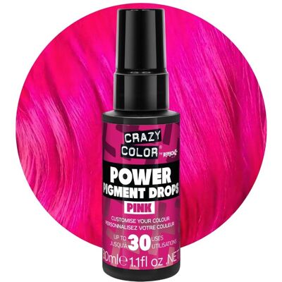 Crazy Color Pink Power Pigment Drops - Hair Colorant Crazy Color Pink Power Pigment Drops - Hair Colorant