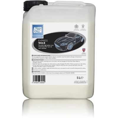 AutoGlym Express Wax No.23 - 5 L - Liquid Carnauba Wax - Wax AutoGlym Express Wax No.23 - 5 L - Liquid Carnauba Wax - Wax