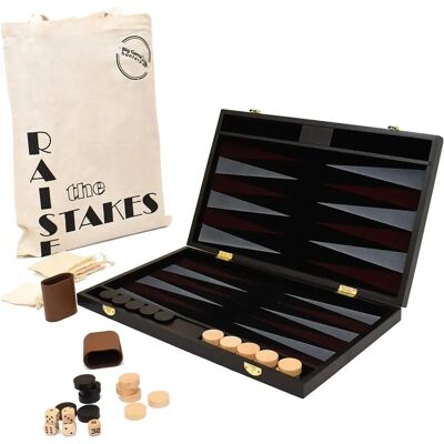 Jeu de Backgammon en Bois Big Game Hunters - Voyage, Cadeau, Maison - Publicité Jeu de Backgammon en Bois Big Game Hunters - Voyage, Cadeau, Maison - Publicité