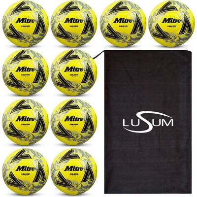 Mitre Calcio One 24 Yellow - Football Training Pack 10 Mitre Calcio One 24 Yellow - Football Training Pack 10