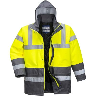 Portwest Amarillo Chaqueta de Tráfico de Alta Visibilidad S466 - Chaqueta de Tráfico Portwest Amarillo Chaqueta de Tráfico de Alta Visibilidad S466 - Chaqueta de Tráfico
