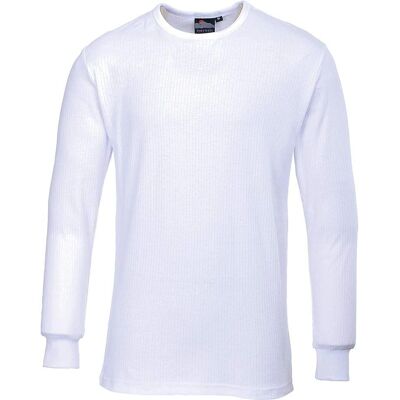 Maglietta termica di base Portwest B123 - Manica lunga, Bianco, 3XL Maglietta termica di base Portwest B123 - Manica lunga, Bianco, 3XL