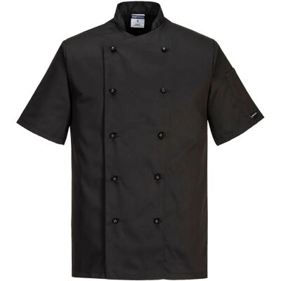 Giacche da chef Portwest Kent - Nero S Giacche da chef Portwest Kent - Nero S
