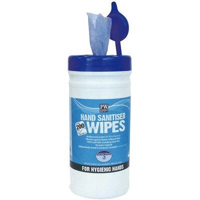 Portwest IW40 Toallas desinfectantes - antibacterial, 99,9%, 200 unidades Portwest IW40 Toallas desinfectantes - antibacterial, 99,9%, 200 unidades