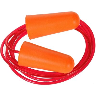 Bouchons d'oreilles jetables en mousse PU orange - Portwest EP08 - Publicité Bouchons d'oreilles jetables en mousse PU orange - Portwest EP08 - Publicité