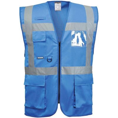 Portwest F476 Gilet Exécutif Iona - Bleu Royal - Réfléchissant - 7 Poches Portwest F476 Gilet Exécutif Iona - Bleu Royal - Réfléchissant - 7 Poches