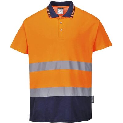 Portwest S174 Polo in Cotone a Due Toni di Comfort Alta Visibilità - Polo Portwest S174 Polo in Cotone a Due Toni di Comfort Alta Visibilità - Polo