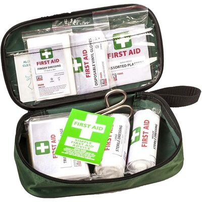 Portwest Kit di Pronto Soccorso Portatile per Veicolo - 2 Persone - Verde - Kit di Primo Soccorso Portwest Kit di Pronto Soccorso Portatile per Veicolo - 2 Persone - Verde - Kit di Primo Soccorso