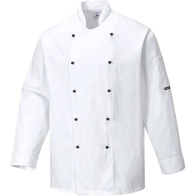 Portwest Somerset Kochjacke - Weiß 4XL Portwest Somerset Kochjacke - Weiß 4XL