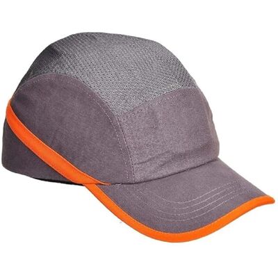 Portwest Grau Vent Cool Bump Cap - Sportliche Mesh-Sicherheitskappe Portwest Grau Vent Cool Bump Cap - Sportliche Mesh-Sicherheitskappe