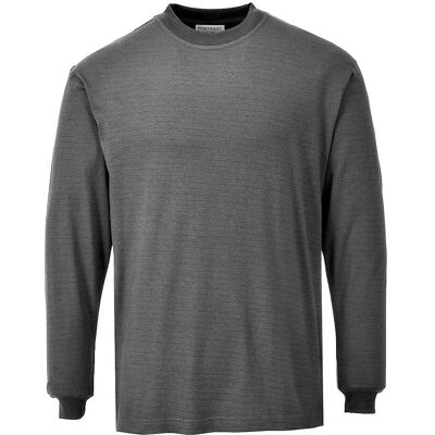 Portwest FR11 Flame Resistant Anti-Static Long Sleeve T-Shirt - Long Sleeve T-Shirt Portwest FR11 Flame Resistant Anti-Static Long Sleeve T-Shirt - Long Sleeve T-Shirt