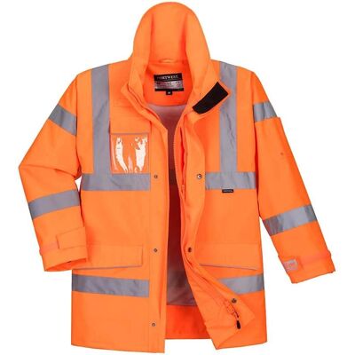 Kurtka Portwest S590 Extreme Pomarańczowa XL - Wodoodporna, Wysoka Widoczność Kurtka Portwest S590 Extreme Pomarańczowa XL - Wodoodporna, Wysoka Widoczność