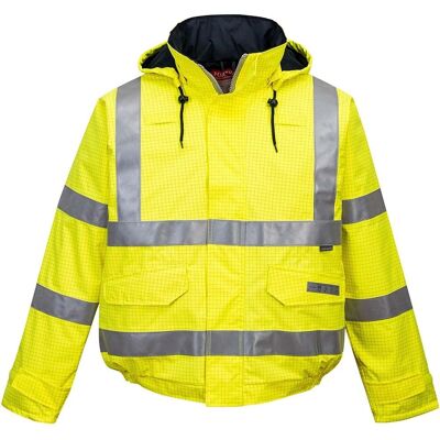 Portwest S773 Vandtæt Hi-Vis Antistatic FR Bomberjakke - Jakke Portwest S773 Vandtæt Hi-Vis Antistatic FR Bomberjakke - Jakke