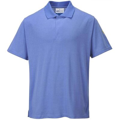 Portwest Hamilton Blau Antistatische ESD Poloshirt Portwest Hamilton Blau Antistatische ESD Poloshirt