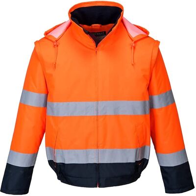 Portwest C464 Chaqueta de alta visibilidad 2-en-1 Portwest C464 Chaqueta de alta visibilidad 2-en-1