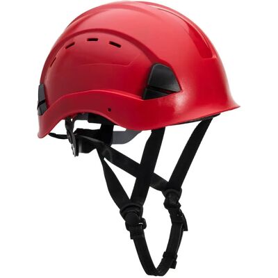 Portwest Mens Height Endurance Mountaineer Helmet - Red - EN 12492, EN 397 Portwest Mens Height Endurance Mountaineer Helmet - Red - EN 12492, EN 397