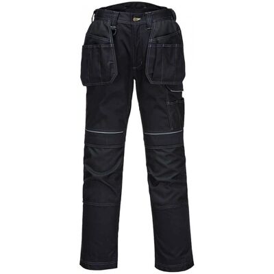 Portwest PW3 Stretch Holster Arbejdsbukser - Sort - 38 Portwest PW3 Stretch Holster Arbejdsbukser - Sort - 38