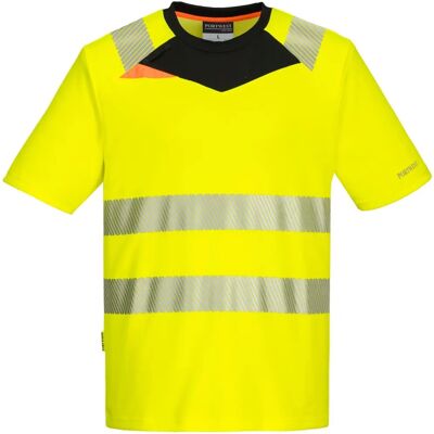 Portwest DX413 DX4 Hochsichtbares Kurzarm-T-Shirt - T-Shirt Portwest DX413 DX4 Hochsichtbares Kurzarm-T-Shirt - T-Shirt