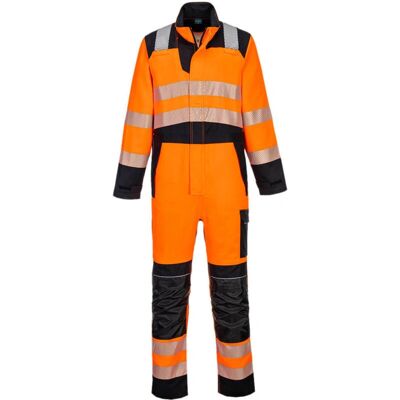 Portwest - FR509 PW3 - Hi-Vis - Pomarańczowy/Czarny - Coverall Portwest - FR509 PW3 - Hi-Vis - Pomarańczowy/Czarny - Coverall