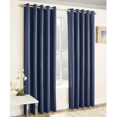 Enhanced Living Navy Wärmedämmende Schalldämmende Verdunkelungsvorhänge - 168cm x 183cm Enhanced Living Navy Wärmedämmende Schalldämmende Verdunkelungsvorhänge - 168cm x 183cm