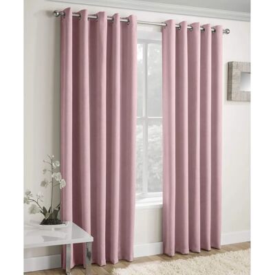 Enhanced Living Pink Thermal Noise Reducing Curtains - Curtains Enhanced Living Pink Thermal Noise Reducing Curtains - Curtains