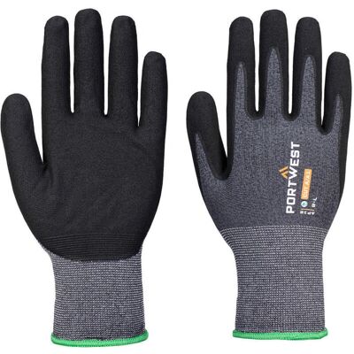 Portwest SG Grip15 Eco Nitril-Handschuh - Grau/Schwarz S Portwest SG Grip15 Eco Nitril-Handschuh - Grau/Schwarz S