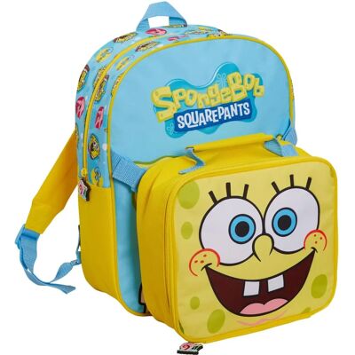 SpongeBob SquarePants - SpongeBob Backpack - Detachable Lunch Bag - Backpack - Publicité SpongeBob SquarePants - SpongeBob Backpack - Detachable Lunch Bag - Backpack - Publicité